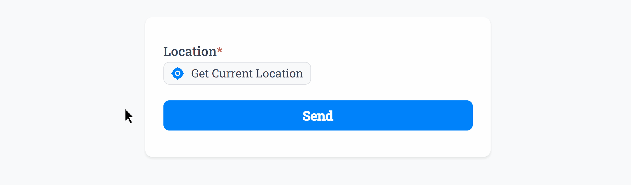 Validation Required for the Location Field in our Form