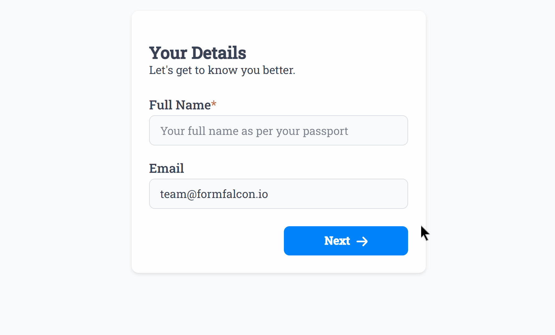 Demonstrating Smart Validation with the Page field not allowing the user to proceed with invalid fields