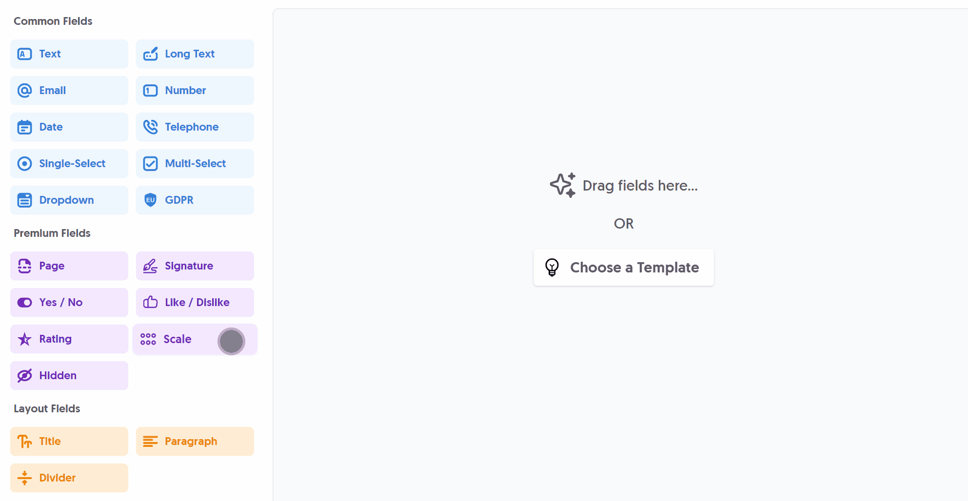 Dragging the Scale Field into the Editor