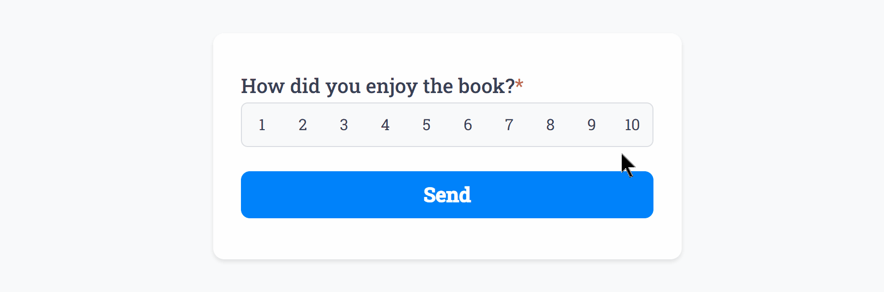 Validation Required for the Scale Field in our Form