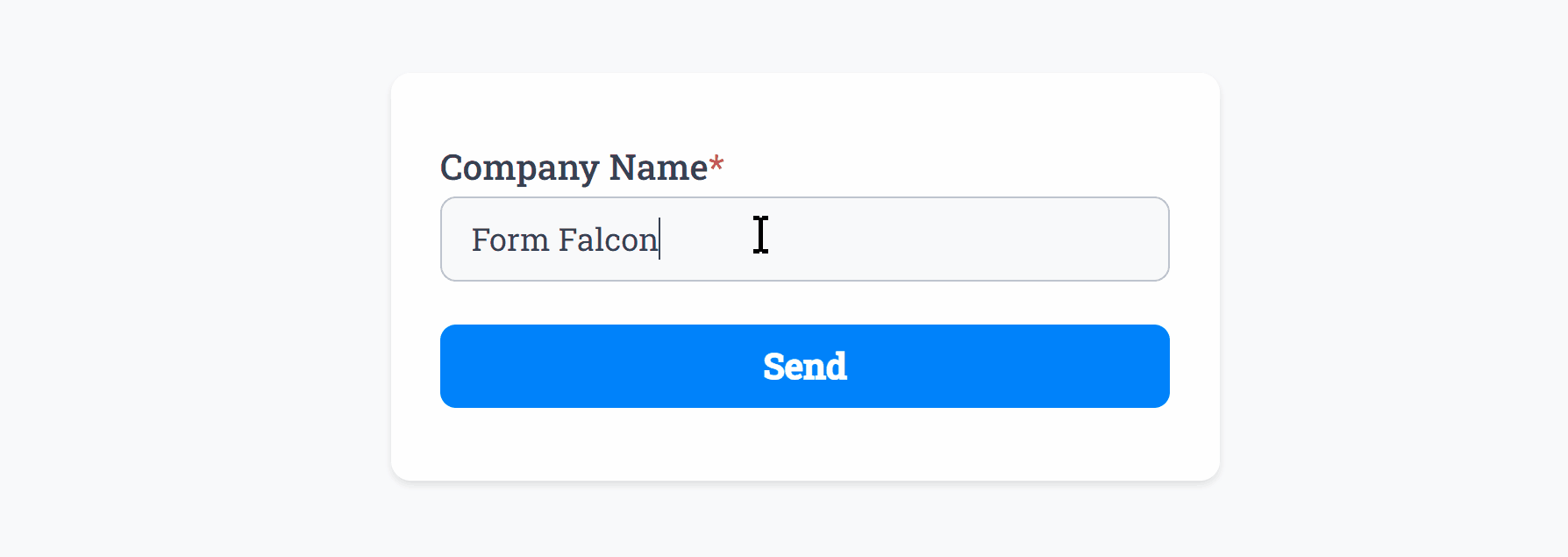 Validation Required for the Text Field in our Form