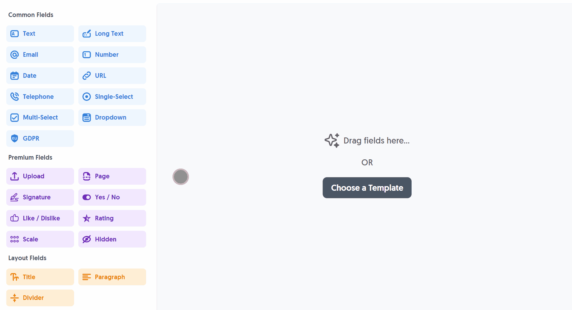 Dragging the Upload Field into the Editor