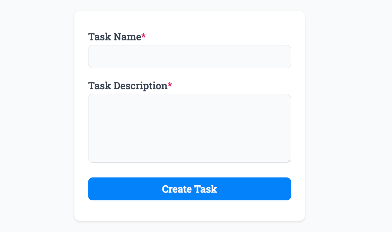 Example form to use with our Trello Plugin