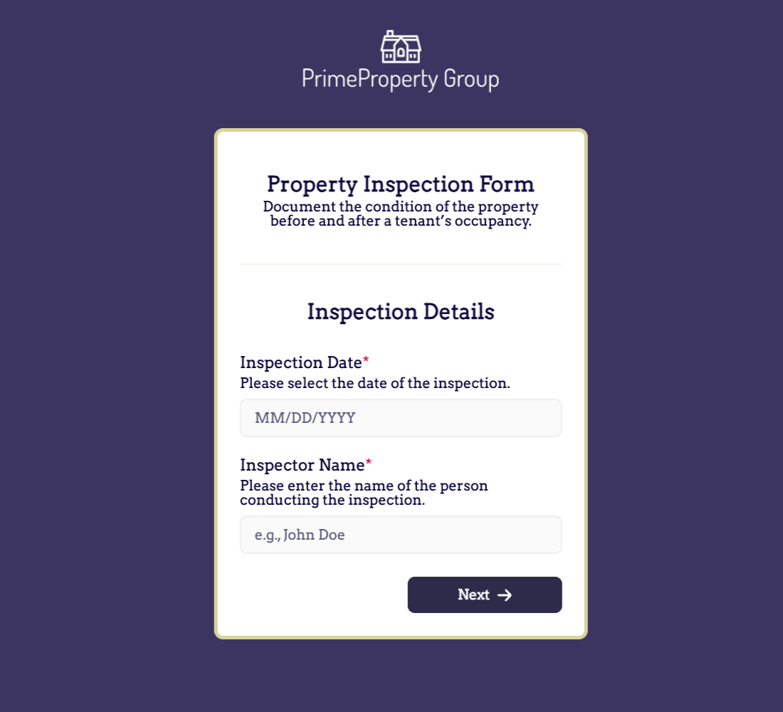 Property Form