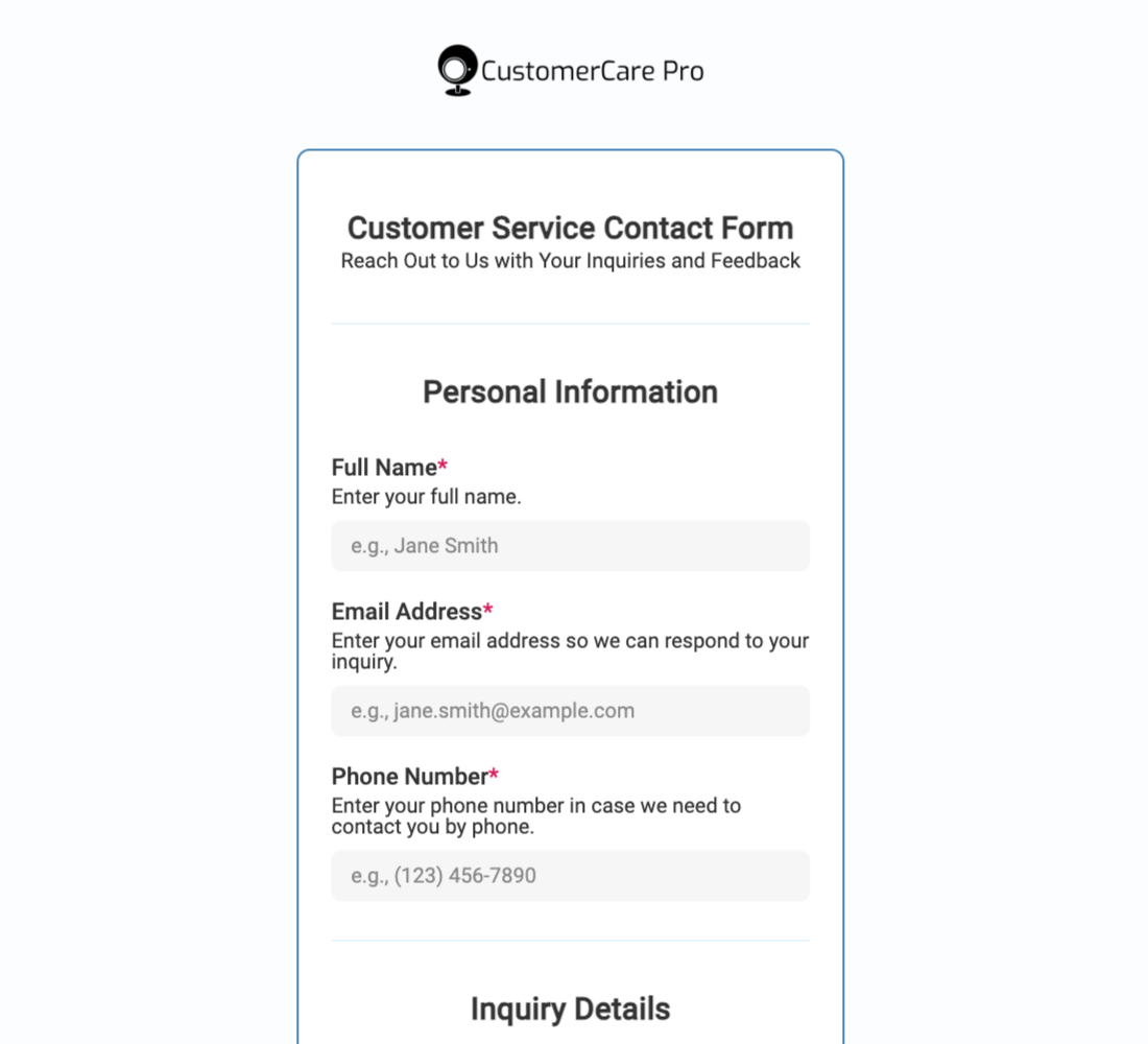 Contact Form